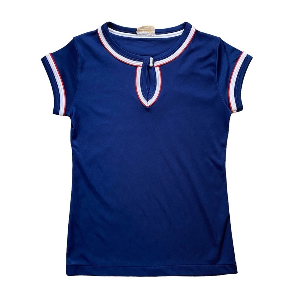 Vintage 60s Mary Tyler Moore Mod Top - Picture 1 of 6